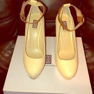 Ankle strap platform shoes